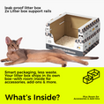 Load image into Gallery viewer, Disposable Litter Box – 5 Sizes for Kittens to Large Cats