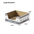 Load image into Gallery viewer, Disposable Litter Box (Box Only) – 5 Sizes for Kittens to Large Cats