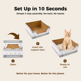 Load image into Gallery viewer, Disposable Litter Box – 5 Sizes for Kittens to Large Cats