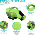 Load image into Gallery viewer, Reflective Dog Life Jacket for Kayaking & Swimming