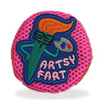 Load image into Gallery viewer, Artsy Fart style — mesh pouch keychain