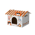 Load image into Gallery viewer, Enclosed House-Shaped Cat Litter Box

