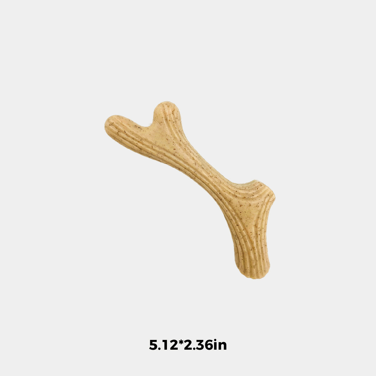 Natural Pine Wood Dog Chew Toys | Antler & Fish Shaped Durable Chew Sticks