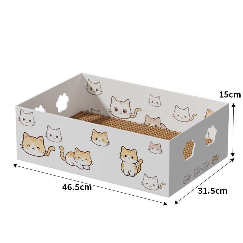Biodegradable cat scratching board