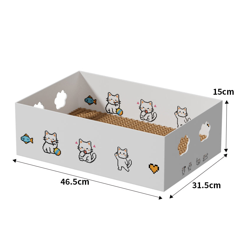 Biodegradable cat scratching board