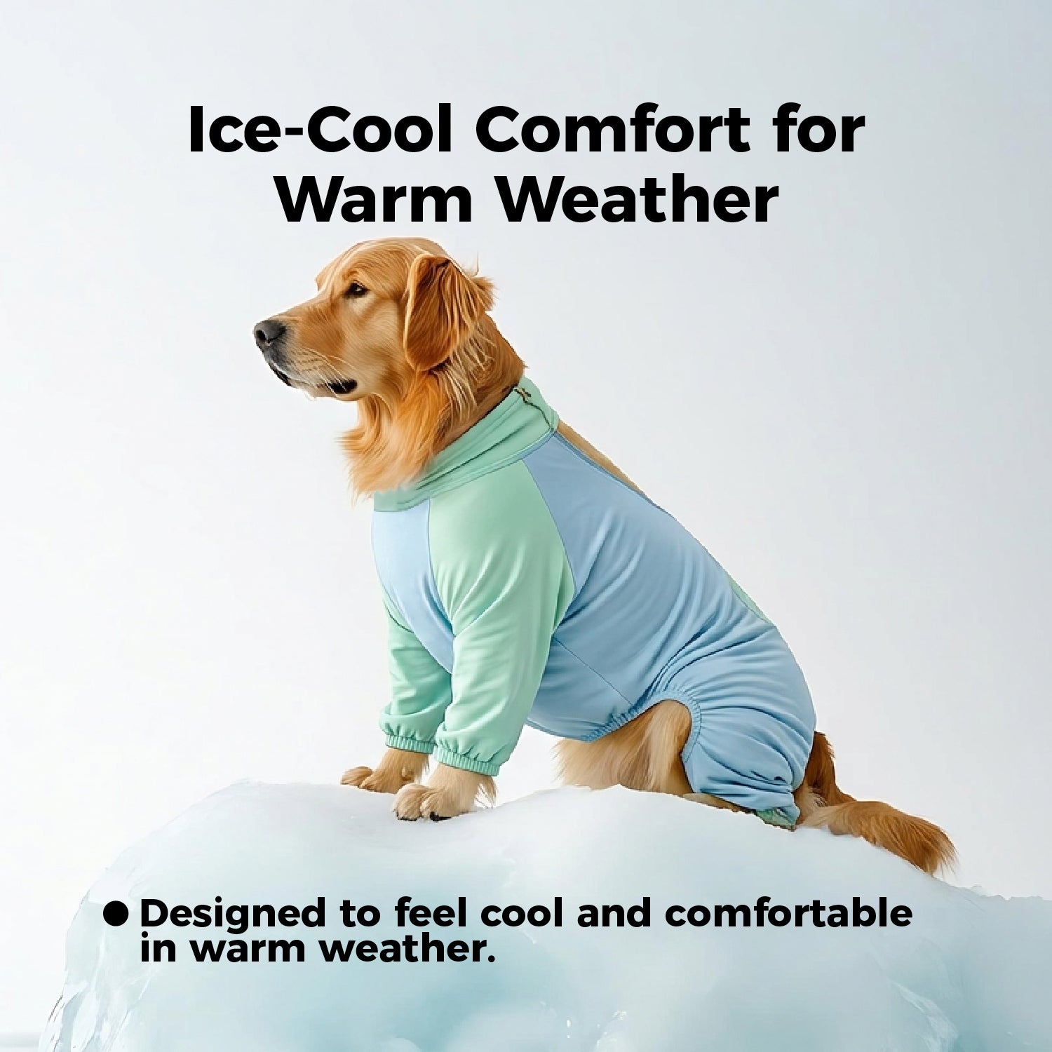 Cooling Four-Leg Dog Suit – UV Protection & Joint Cover