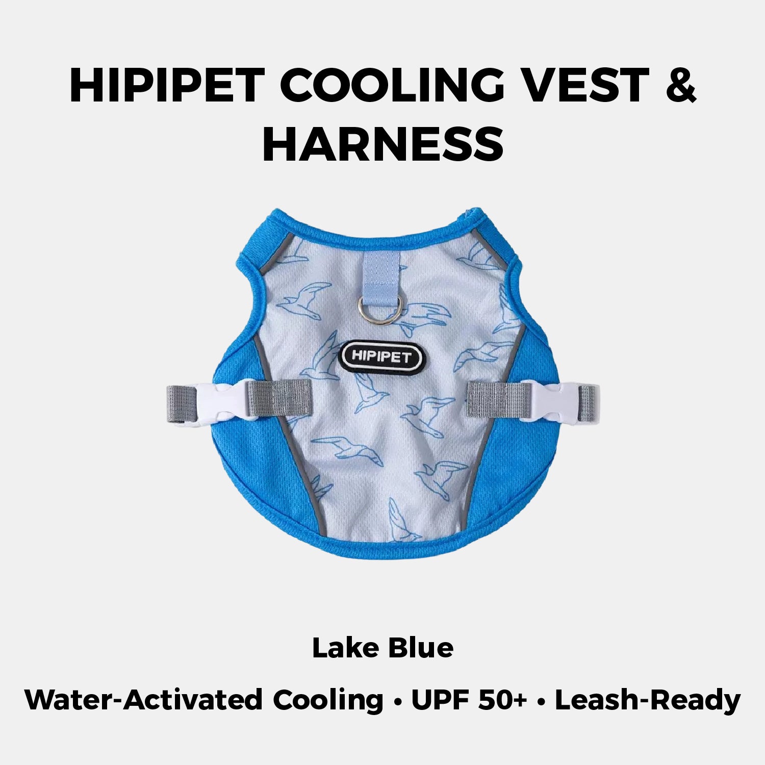 Adjustable Water-Activated Cooling Vest for Dogs