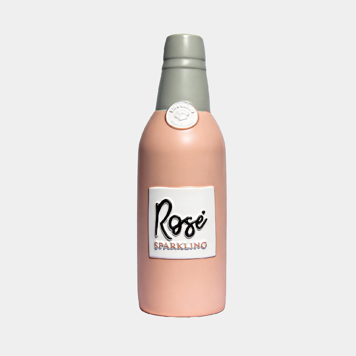 Floating Latex Wine Bottle Dog Toy – Squeaky & Interactive