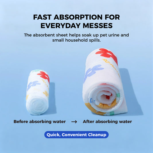 Ultra-Absorbent Disposable Pee Pads for Dogs & Cats