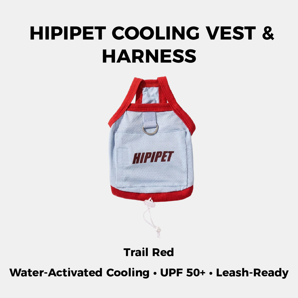 Adjustable Water-Activated Cooling Vest for Dogs