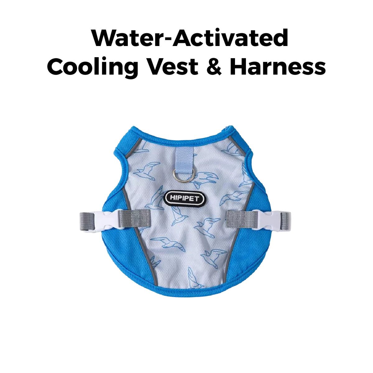 Adjustable Water-Activated Cooling Vest for Dogs