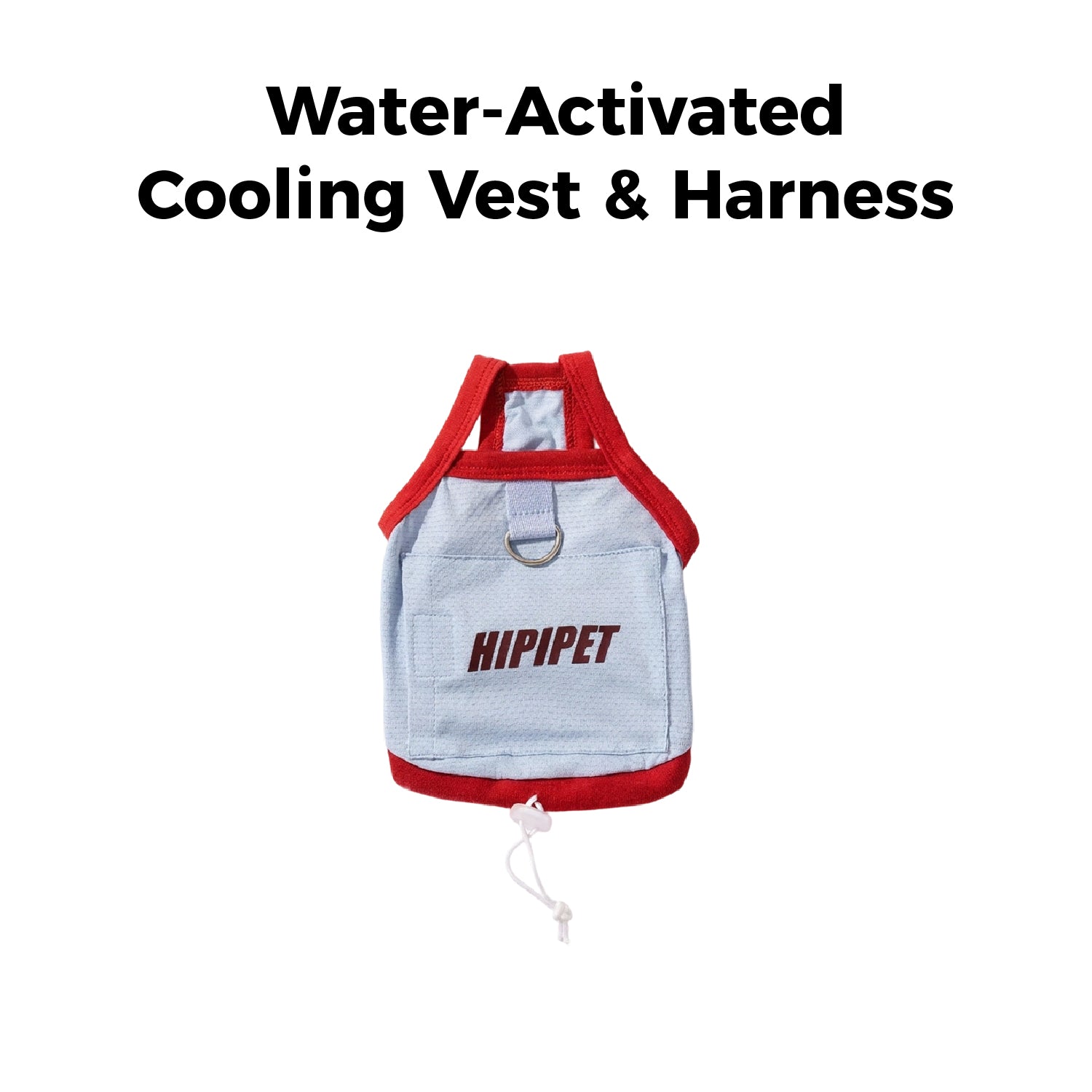 Adjustable Water-Activated Cooling Vest for Dogs