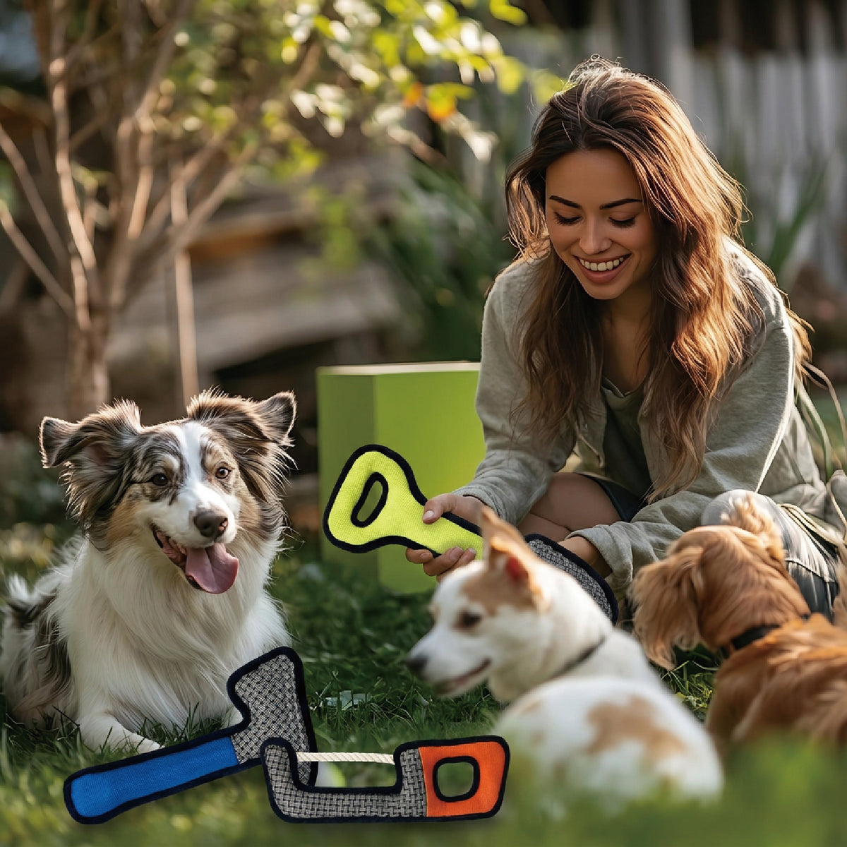 Oxford Cloth Tool-Shaped Dog Toy – Durable & Interactive