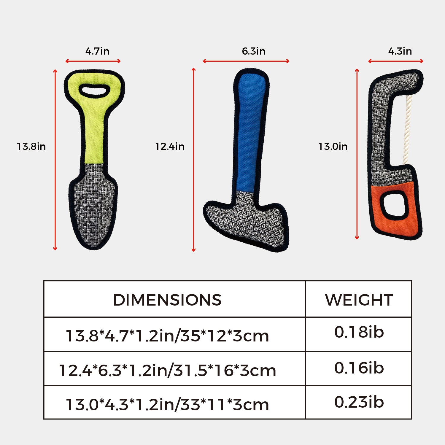 Oxford Cloth Tool-Shaped Dog Toy – Durable & Interactive