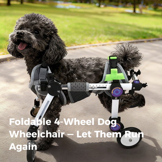 Adjustable Full-Support Dog Wheelchair for small Dogs