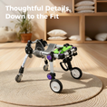Load image into Gallery viewer, Adjustable Full-Support Dog Wheelchair for small Dogs
