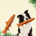 Load image into Gallery viewer, Natural Pine Wood Dog Chew Toys | Antler & Fish Shaped Durable Chew Sticks
