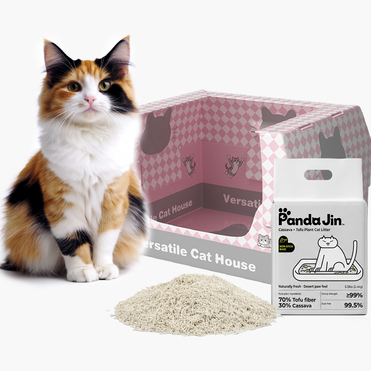 PANDAJIN Disposable Litter Box (Box Only)
