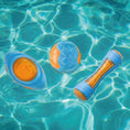 Load image into Gallery viewer, Floating Dog Toys Set | Squeaky Water Balls & Chew Bones for Pool Play
