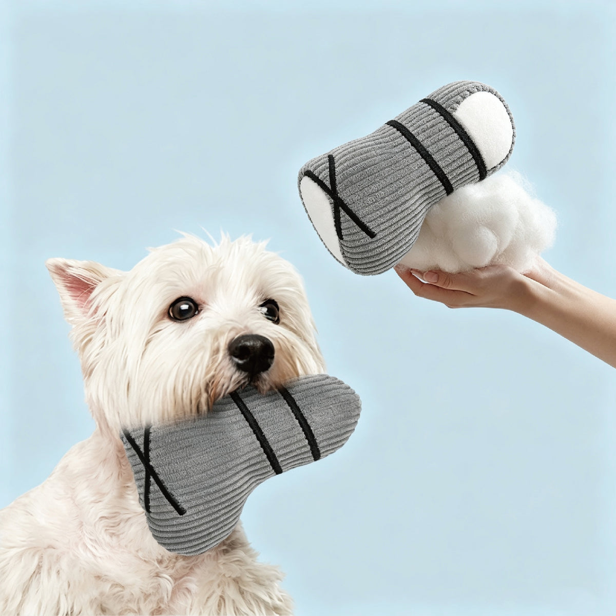 Hardware Squeaky Dog Toys | Wrench, Nut & Bolt Set for Small Dogs