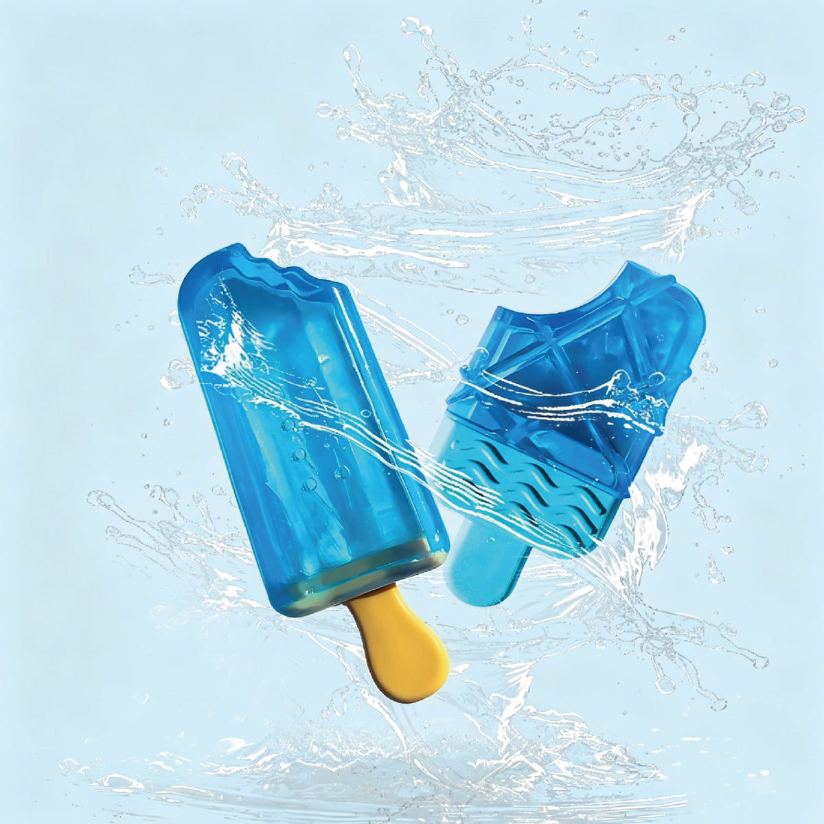 Ice Cream Dog Chew Toys | Summer Cooling Rubber Teething Toy