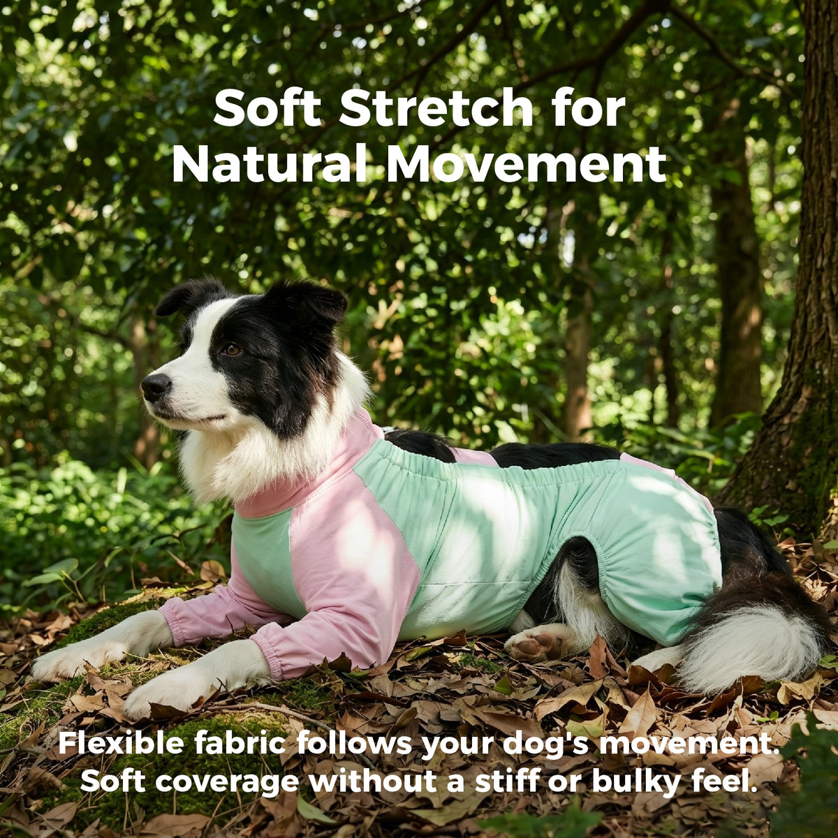 Cooling Four-Leg Dog Suit – UV Protection & Joint Cover