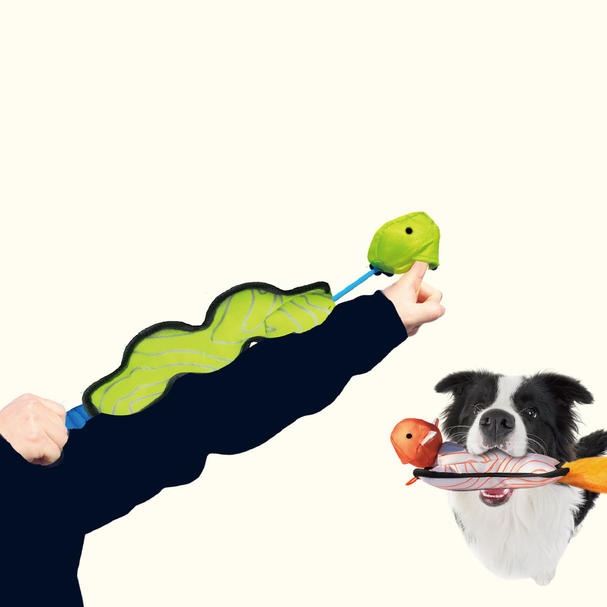 Interactive Launch & Fetch Dog Toy – Squeaky & Fun