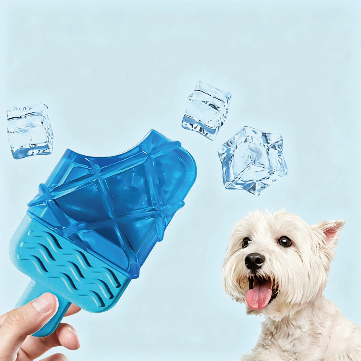 Ice Cream Dog Chew Toys | Summer Cooling Rubber Teething Toy