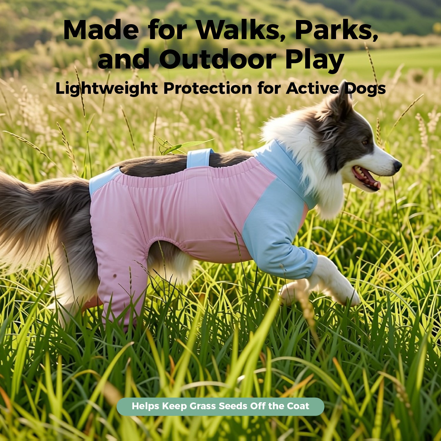 Cooling Four-Leg Dog Suit – UV Protection & Joint Cover