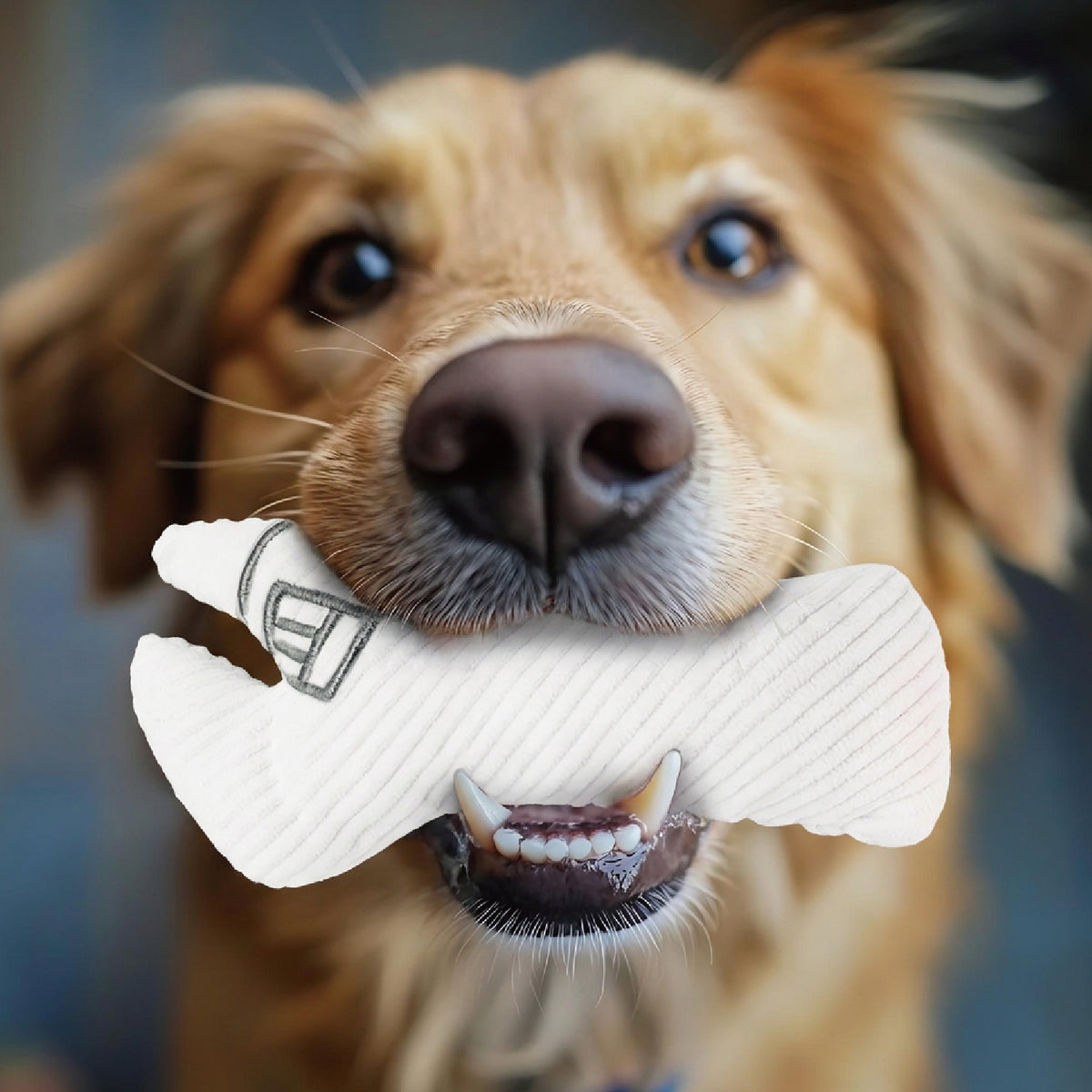 Hardware Squeaky Dog Toys | Wrench, Nut & Bolt Set for Small Dogs