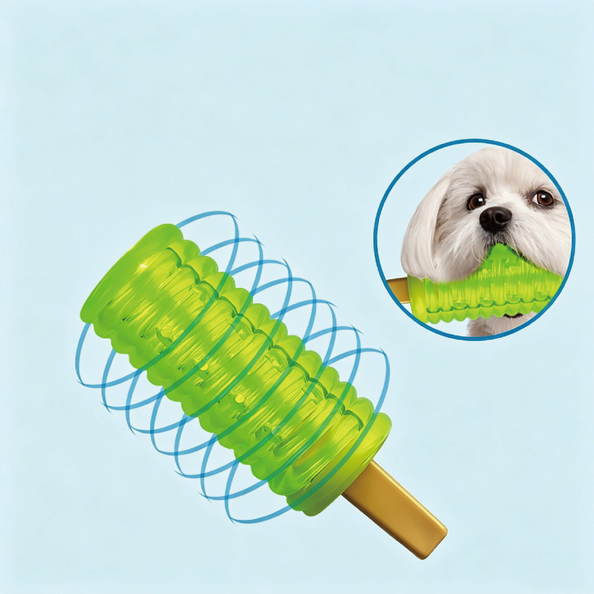 Ice Cream Dog Chew Toys | Summer Cooling Rubber Teething Toy