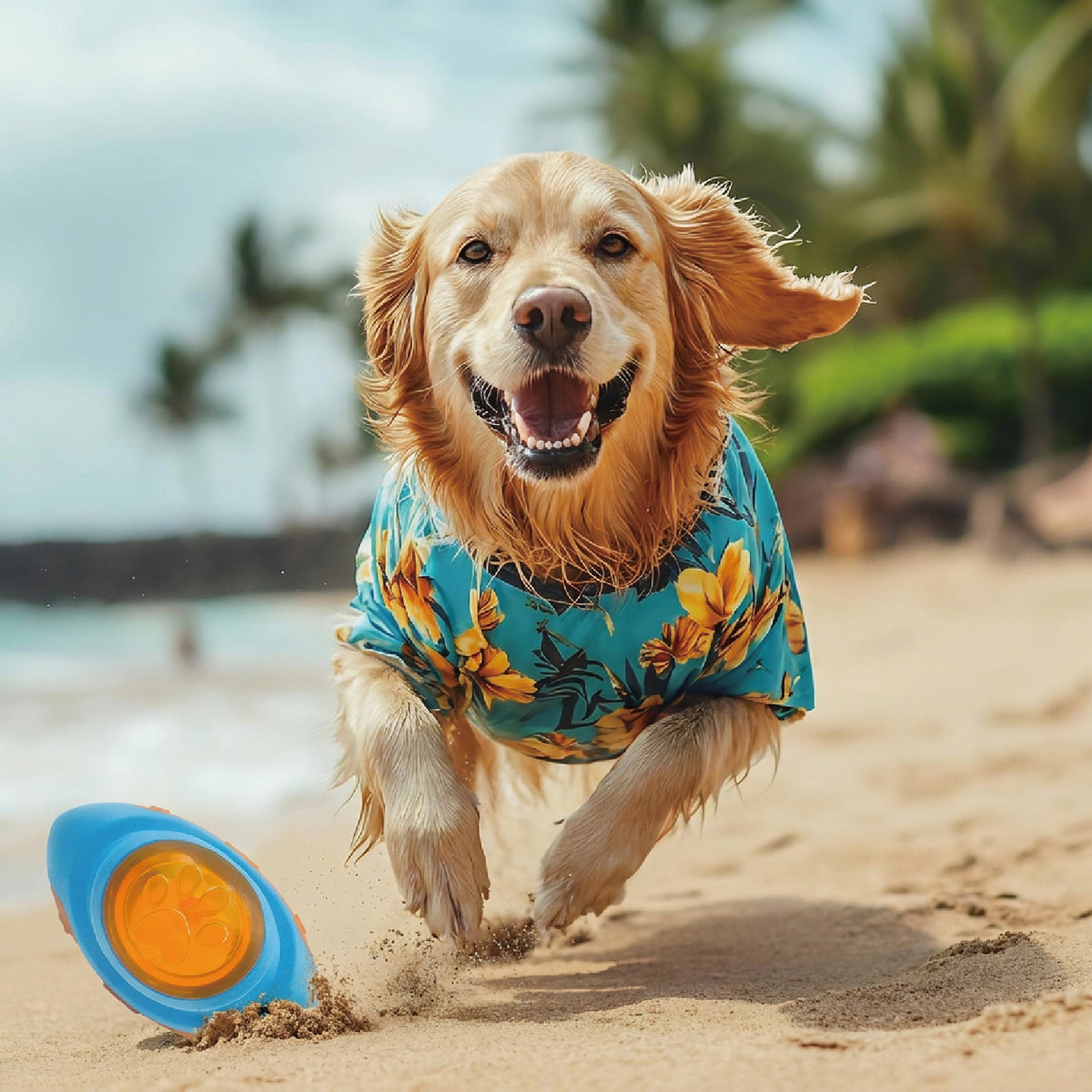 Floating Dog Toys Set | Squeaky Water Balls & Chew Bones for Pool Play