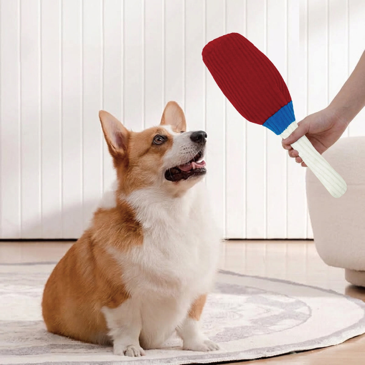 Tool Shaped Dog Toys | Corduroy Squeaky Chew Toys Set