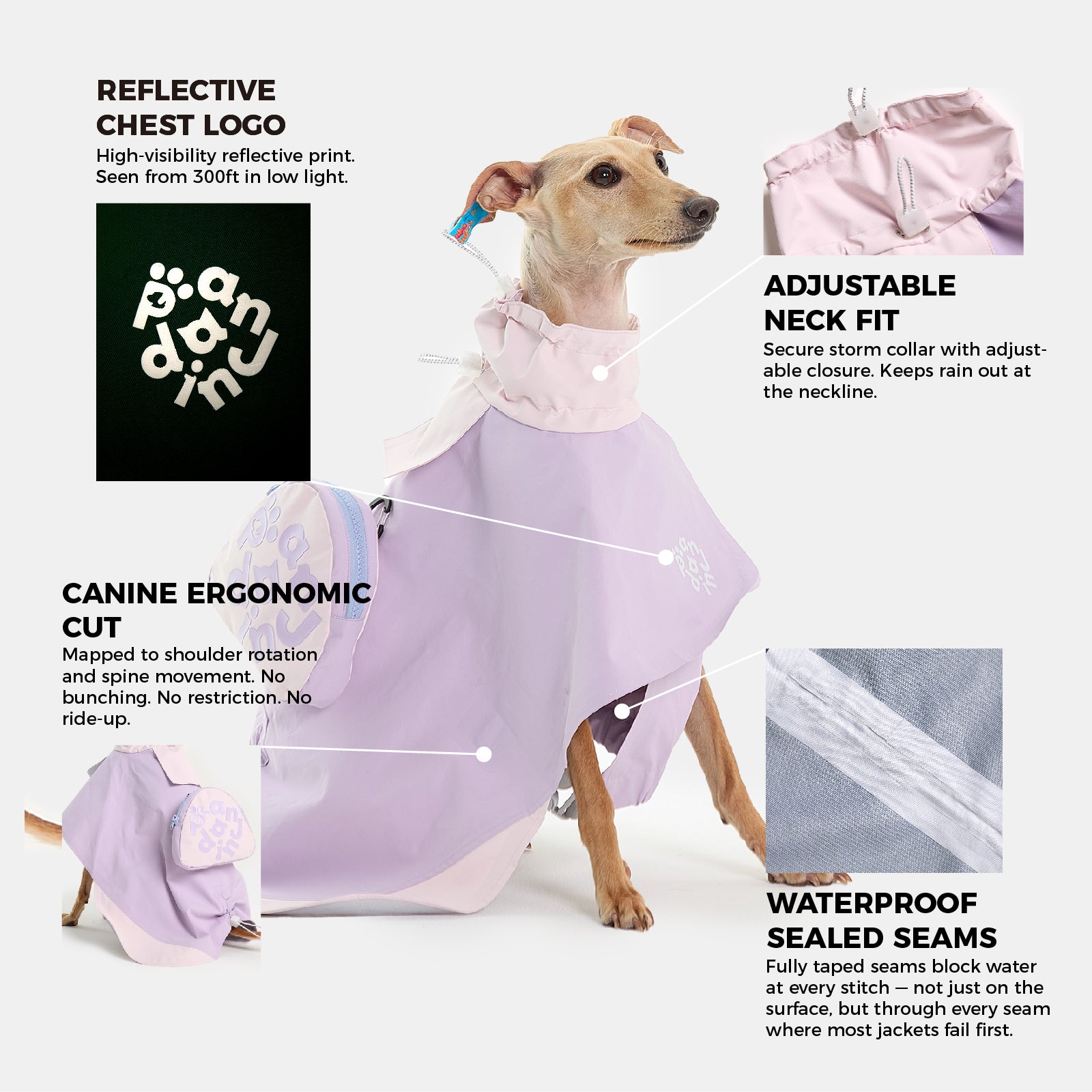 Petal Dog Raincoat