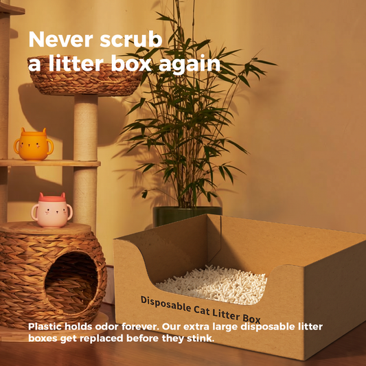 PANDAJIN Disposable Litter Box (Box Only)