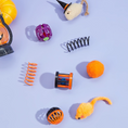 Load image into Gallery viewer, Halloween Pumpkin Cat Toy Set – Fun & Interactive
