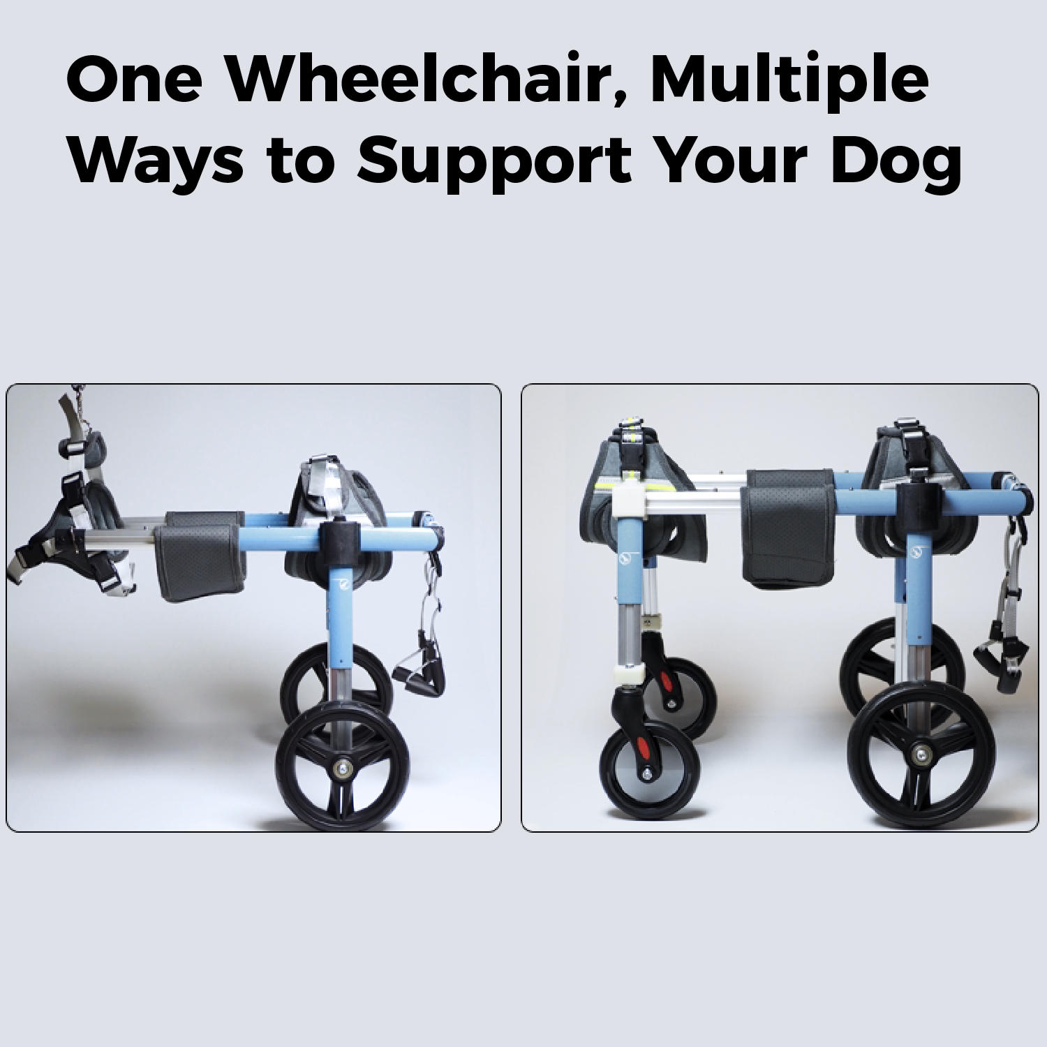 Full-Support Dog Wheelchair for Big Dogs