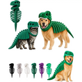 Load image into Gallery viewer, Dark Dinosaur Skeleton Pet Costume
