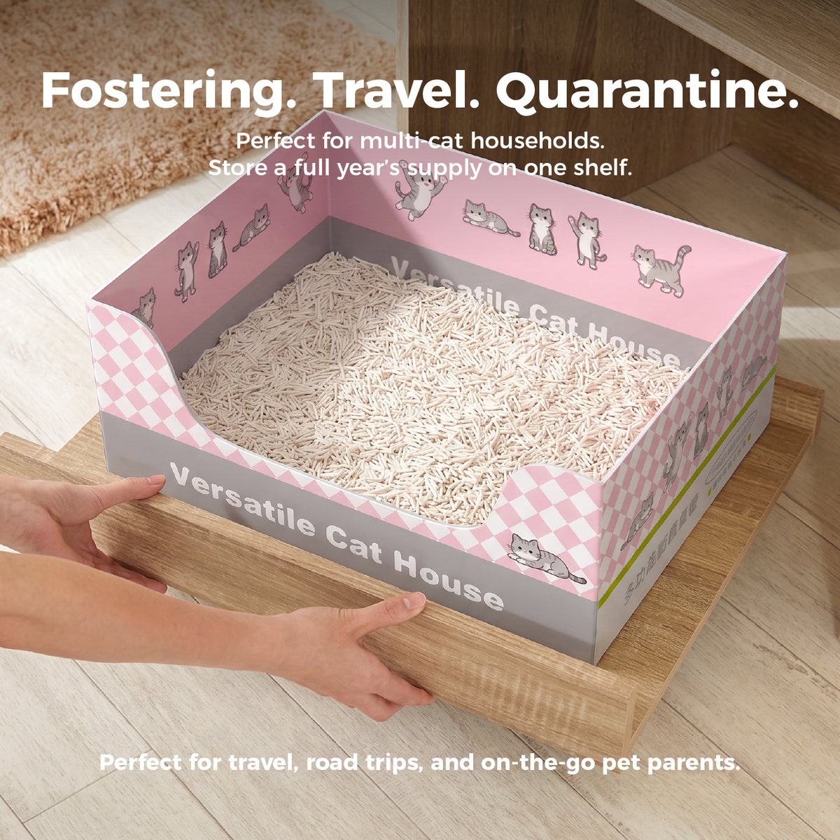 PANDAJIN Disposable Litter Box (Box Only)