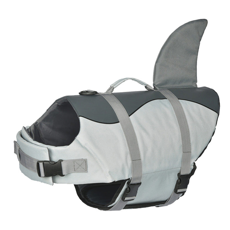 Mermaid Dog Life Jacket, Adjustable Dog Swimming Vest with Reflective Scales