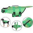 Load image into Gallery viewer, Shark Dog Life Jacket, Adjustable Pet Swimming Vest with Pearl Cotton Filling
