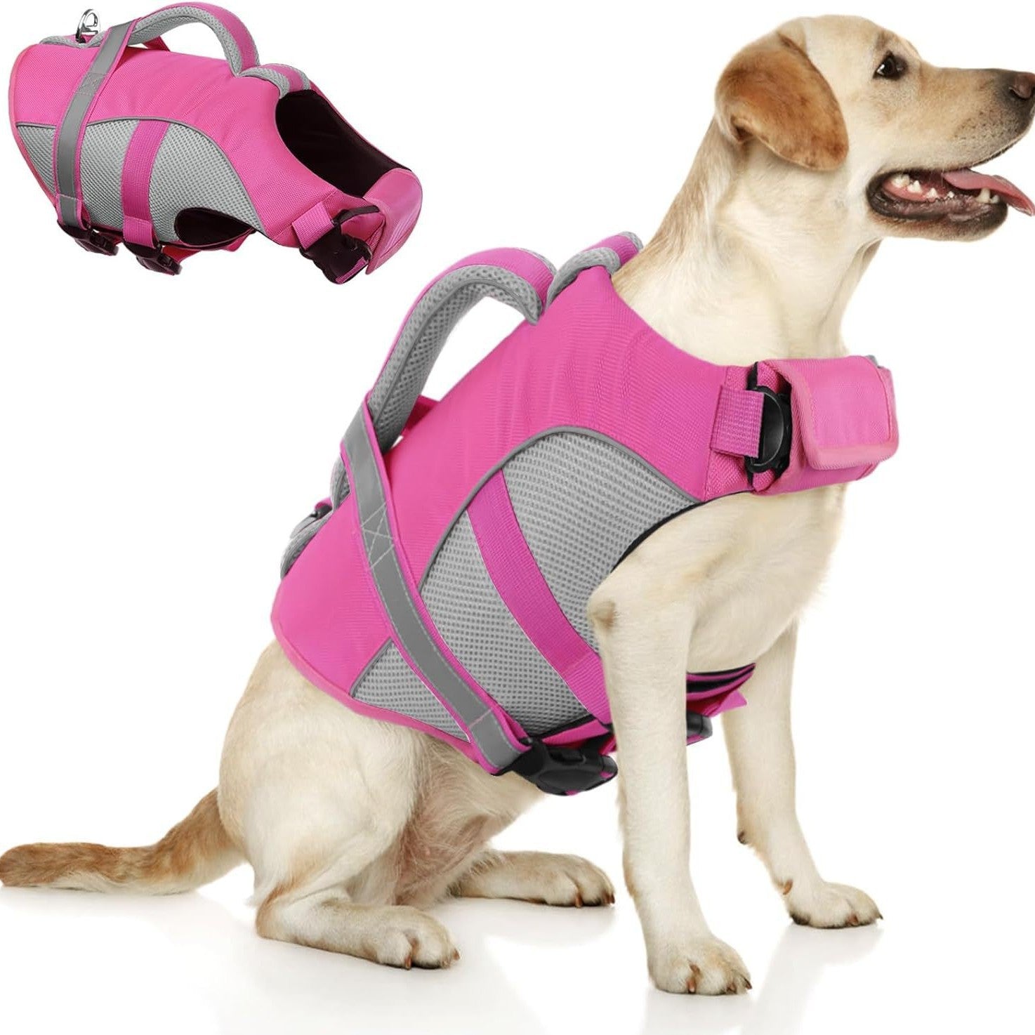 Dog Life Vest, High Flotation for Swimming, Boating & Beach