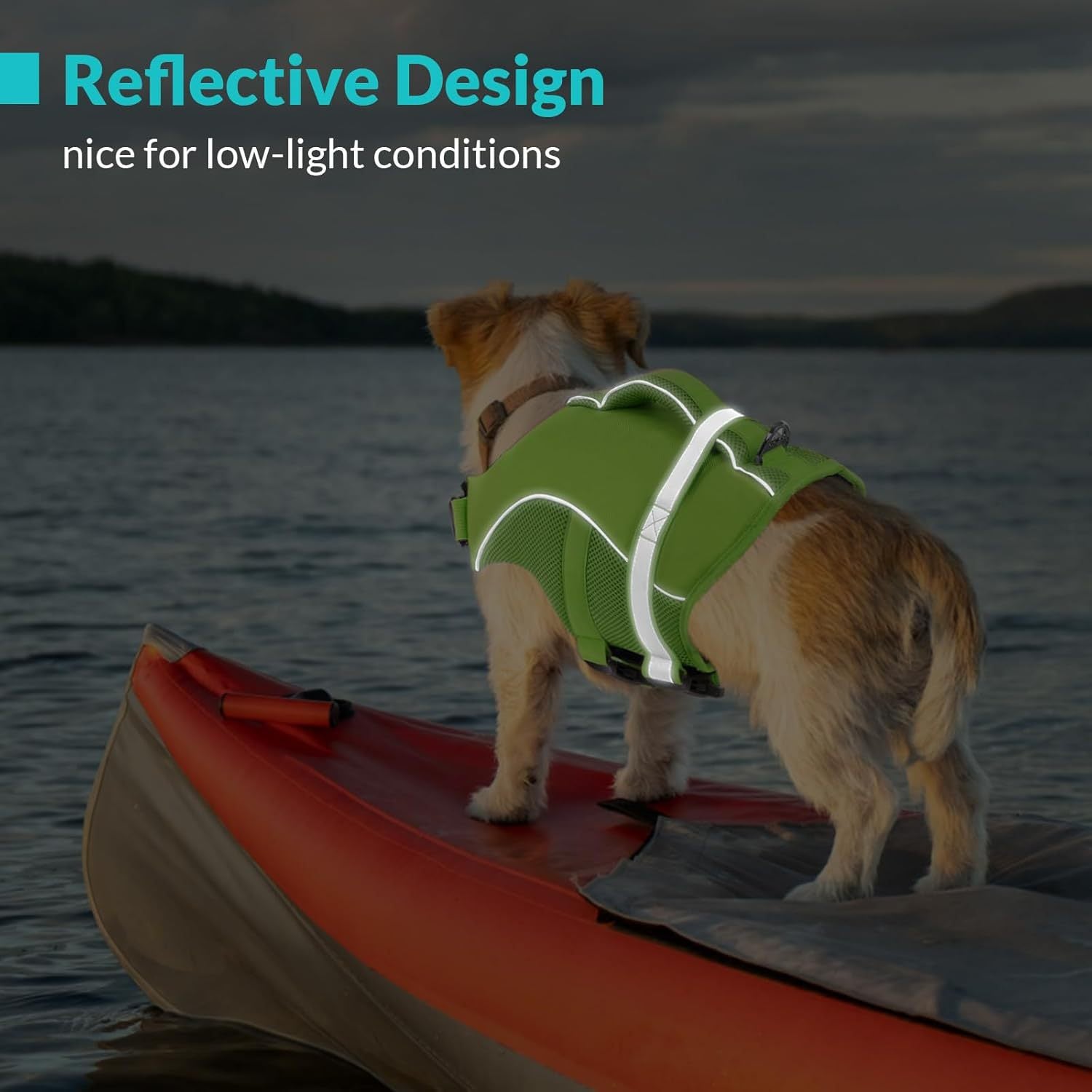 Dog Life Vest, High Flotation for Swimming, Boating & Beach