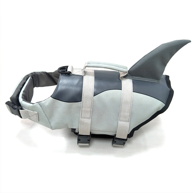 Mermaid Dog Life Jacket, Adjustable Dog Swimming Vest with Reflective Scales