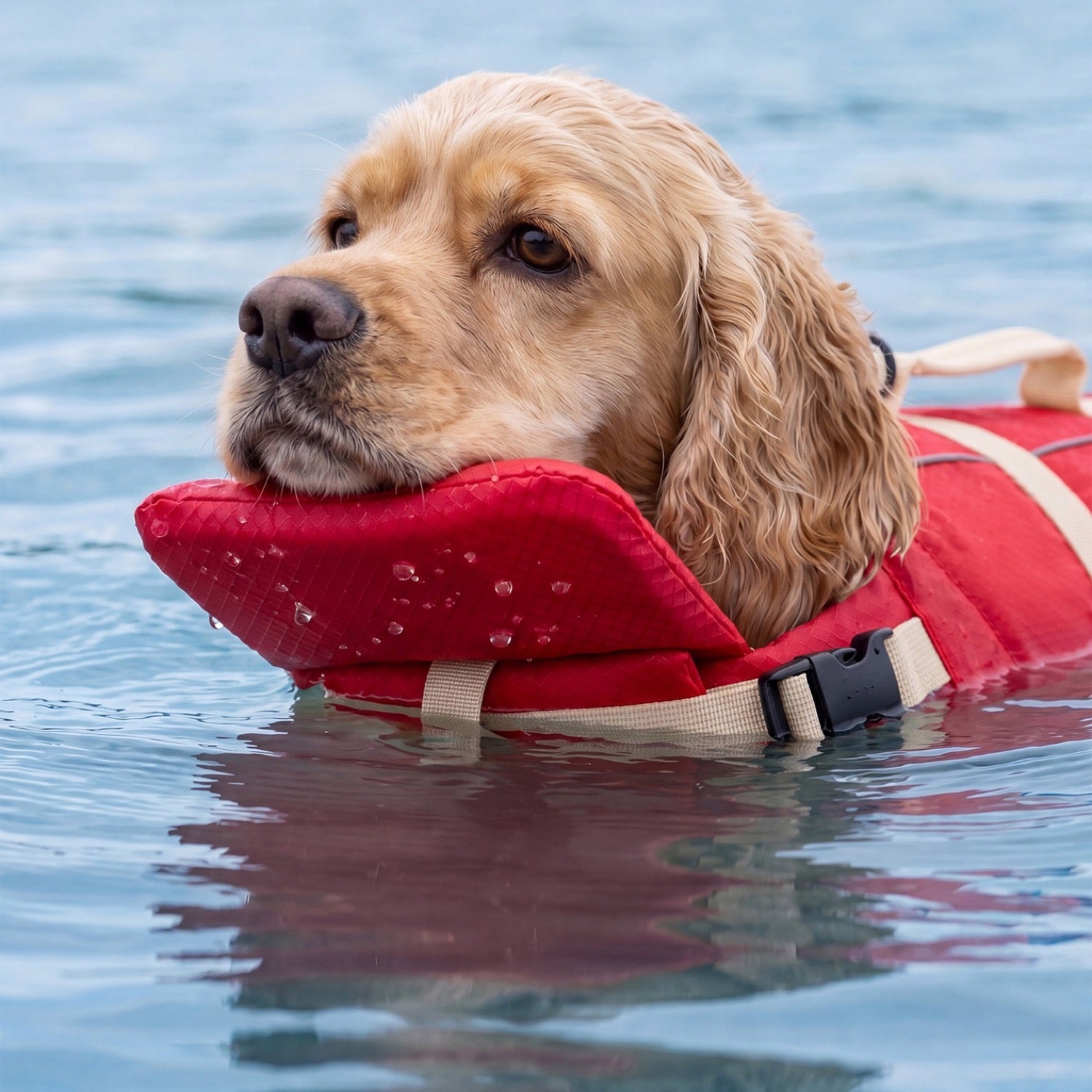 High-Buoyancy Dog Life Jacket with Rescue Handle