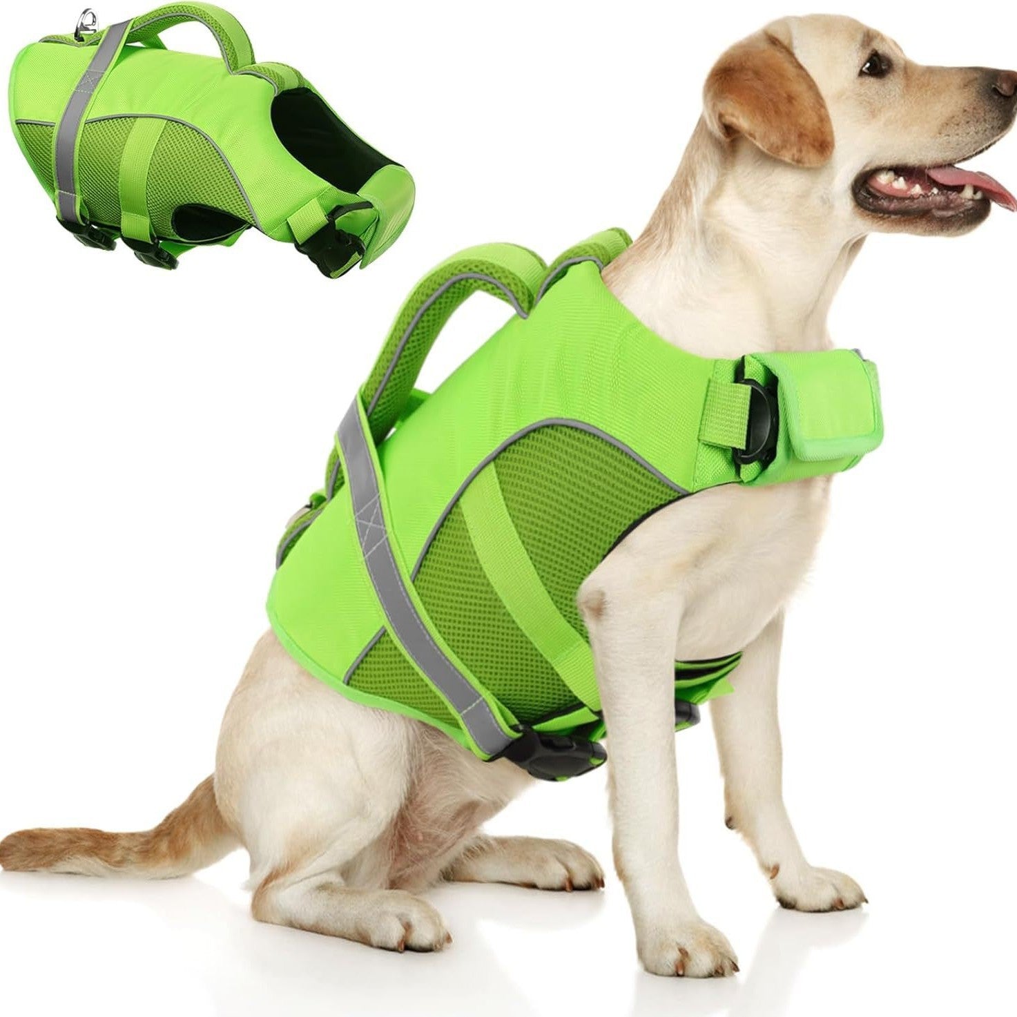 Dog Life Vest, High Flotation for Swimming, Boating & Beach