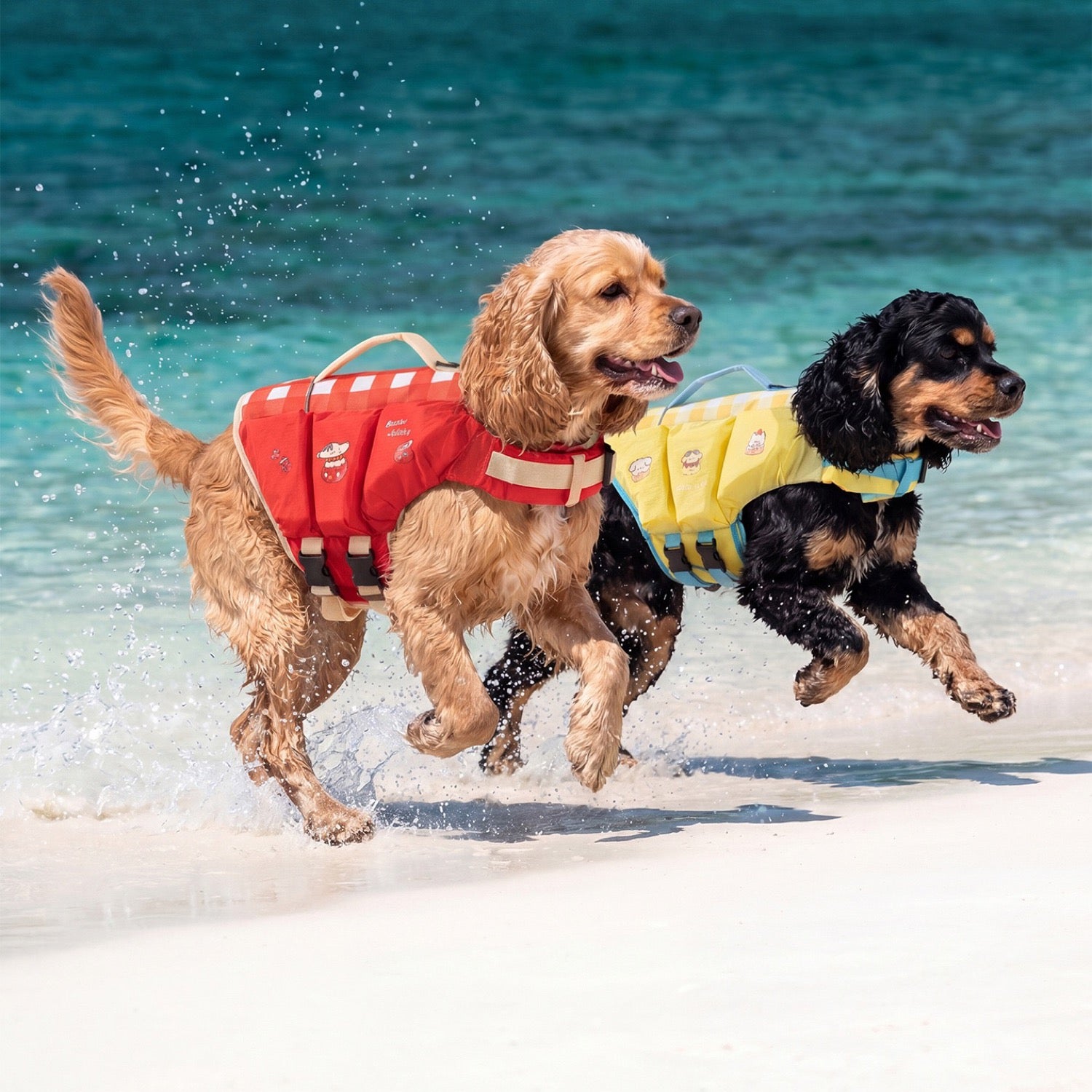 High-Buoyancy Dog Life Jacket with Rescue Handle