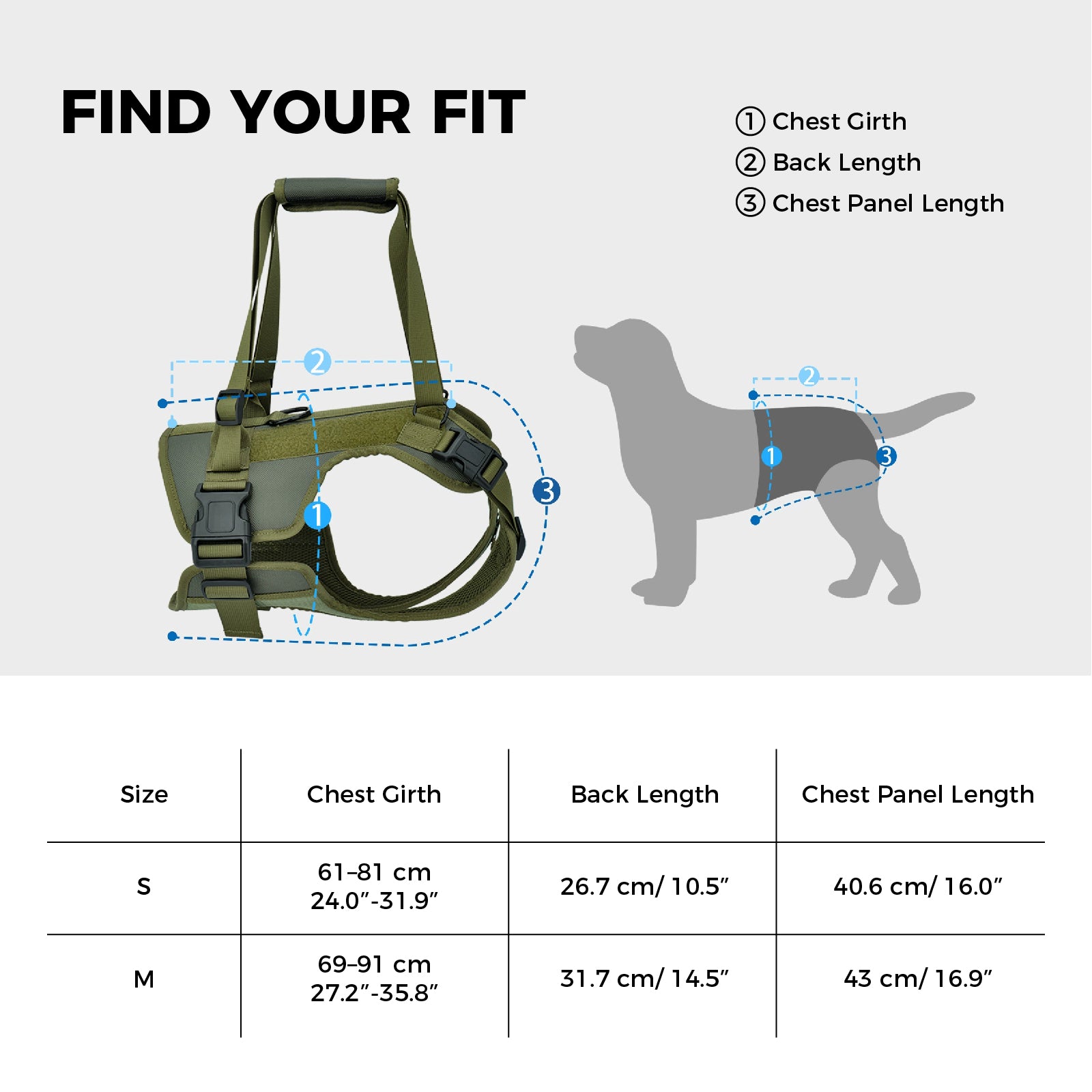 Dog Rear Leg Lift Support Harness