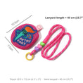 Load image into Gallery viewer, Pouch 10.5 x 7.5 cm with 40 cm neck lanyard
