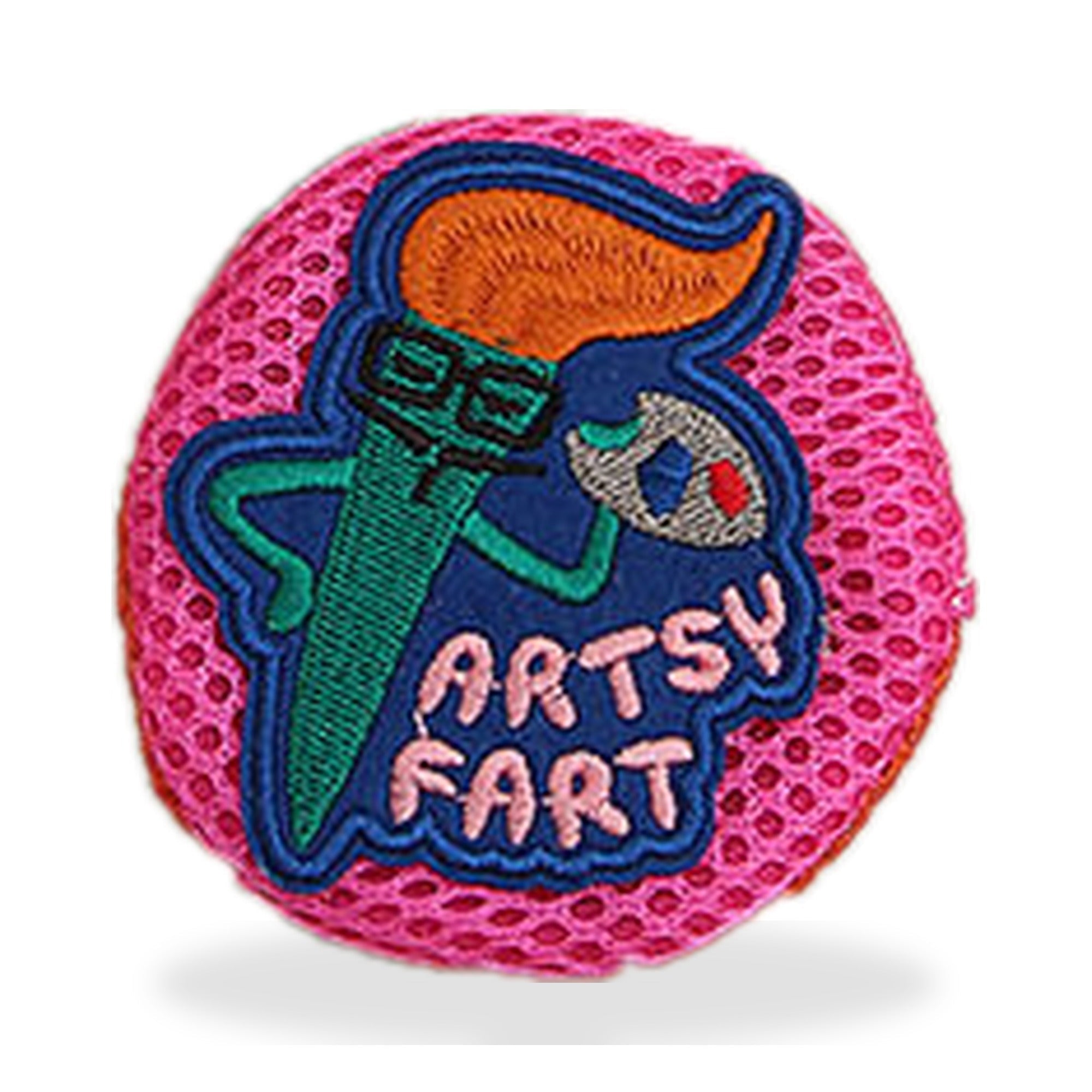 Artsy Fart style — mesh pouch keychain